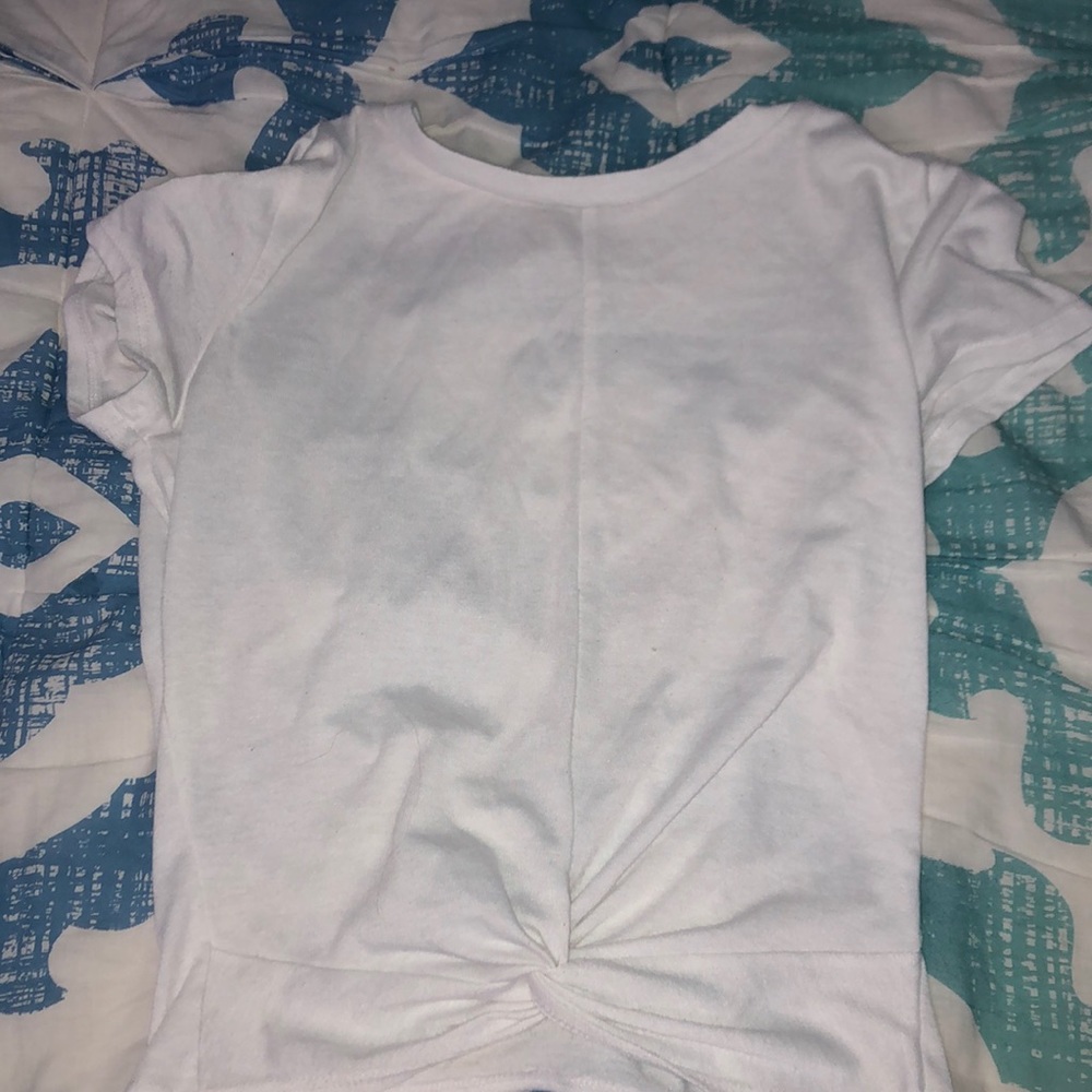 White crop top
